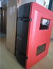 Coffret d'extincteur en plastique rouge pour extincteur double, taille 715x540x270mm