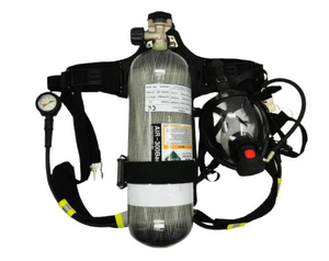 Appareil respiratoire autonome de cylindre de fibre de verre de carbone de 6.8L SCBA pour le pompier