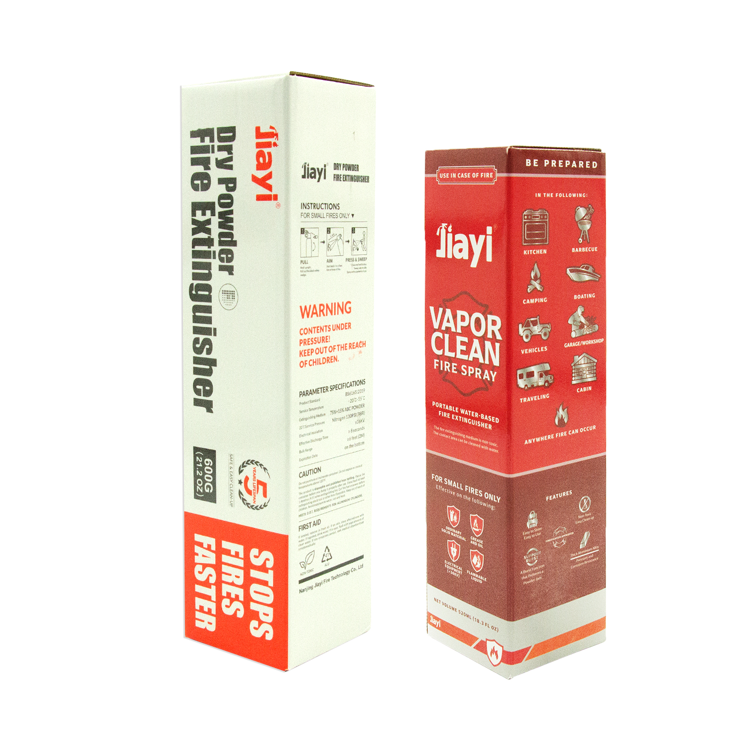 Extincteur à base d'eau monté sur véhicule pour la cuisine et la voiture