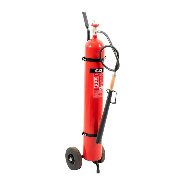 Extincteur de dioxyde de carbone CO2 sur chariot 10KG