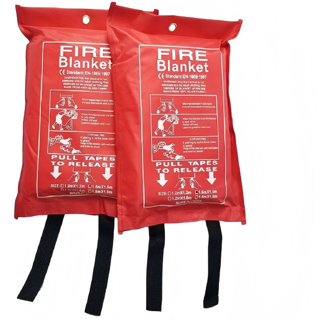 Couverture anti-feu d'urgence de plusieurs tailles pour voiture