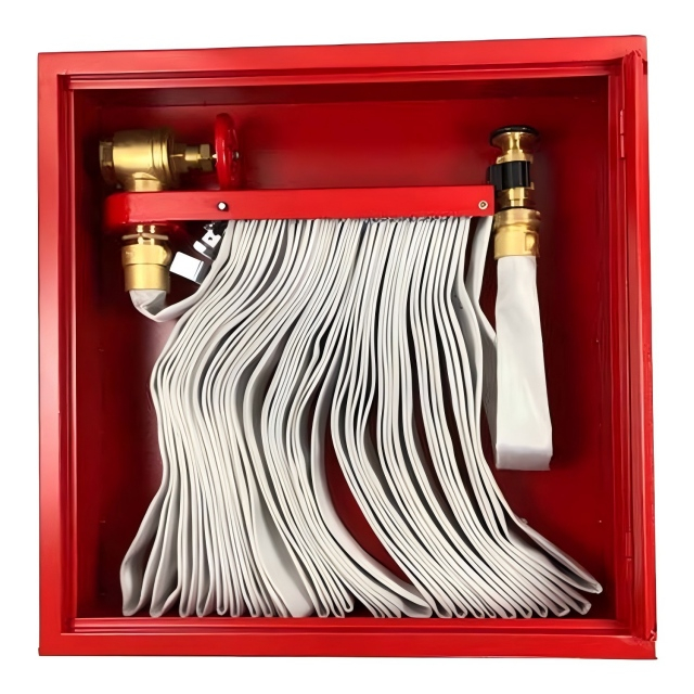 Support de tuyau d'incendie en toile de 1.5/2.5 pouces, 30M, avec Valve de bouche d'incendie, buse en plastique en laiton