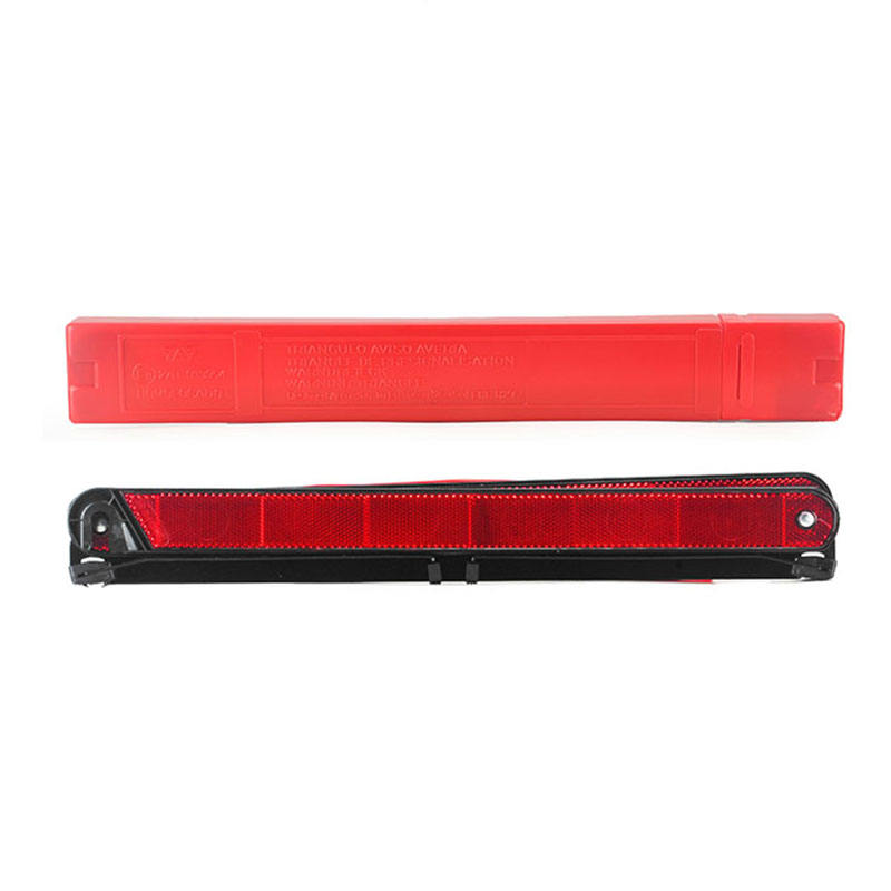 Triangle d'avertissement de sécurité routière d'urgence en plastique et fer durables pour les pannes de véhicules et assurer la sécurité routière