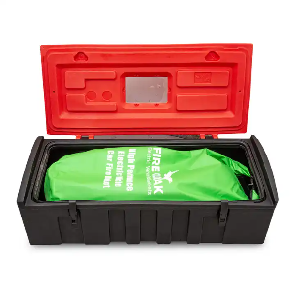 Couverture enduite extrêmement grande de feu de voiture de véhicules électriques de tissu de fibre de verre de 6*8m