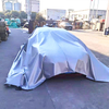 Couverture enduite extrêmement grande de feu de voiture de véhicules électriques de tissu de fibre de verre de 6*8m