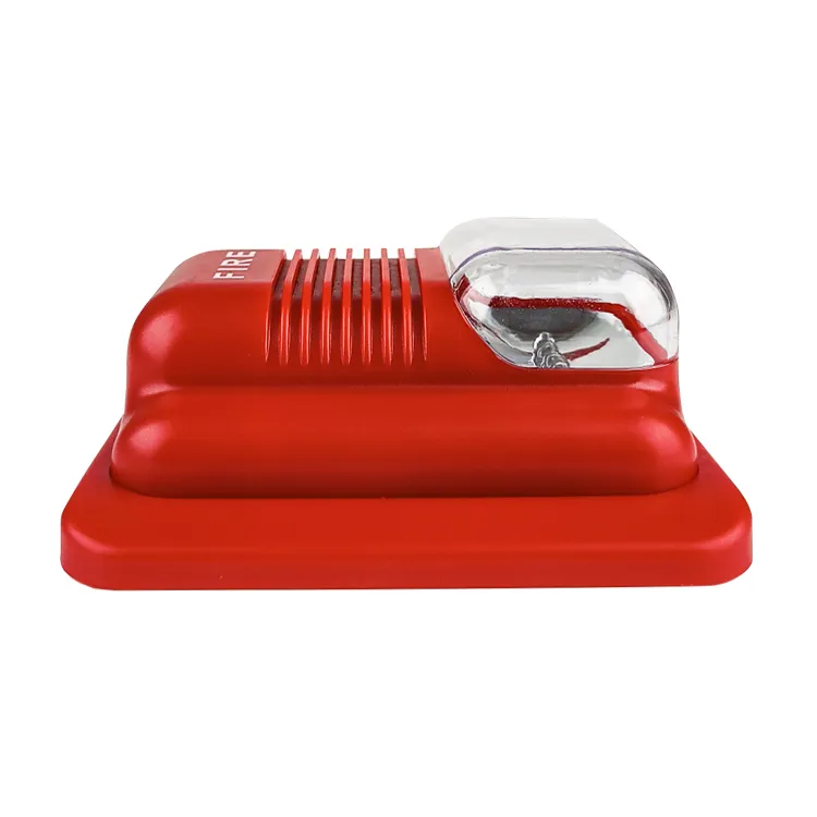 Système d'alarme incendie conventionnel 12V/24V avec lumière flash LED pour les urgences incendie