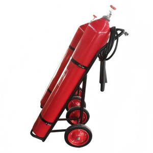 Extincteur CO2 en acier de 25 kg, solution de sécurité mobile